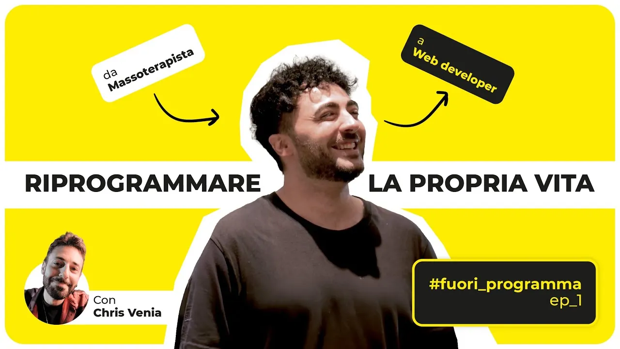 Da massoterapista a sviluppatore: la storia di Gabriele